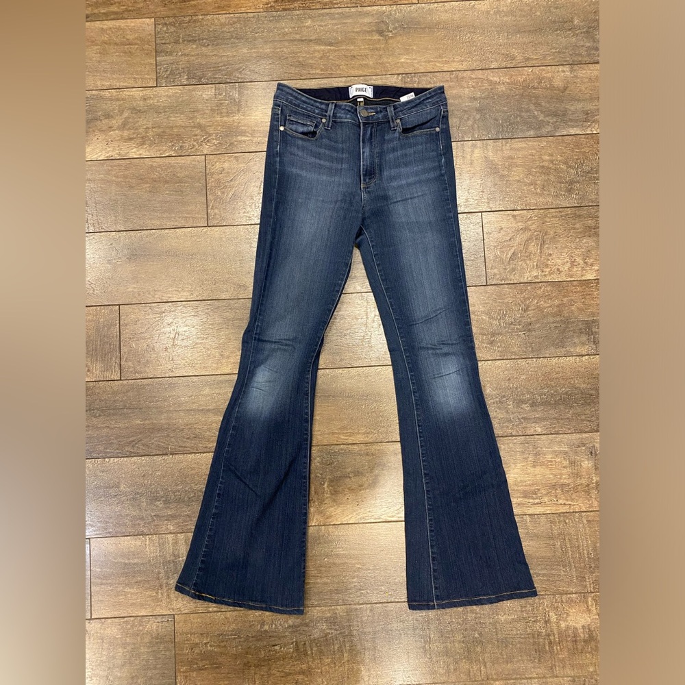 PAIGE Bell Canyon high rise flare bootcut jeans 27